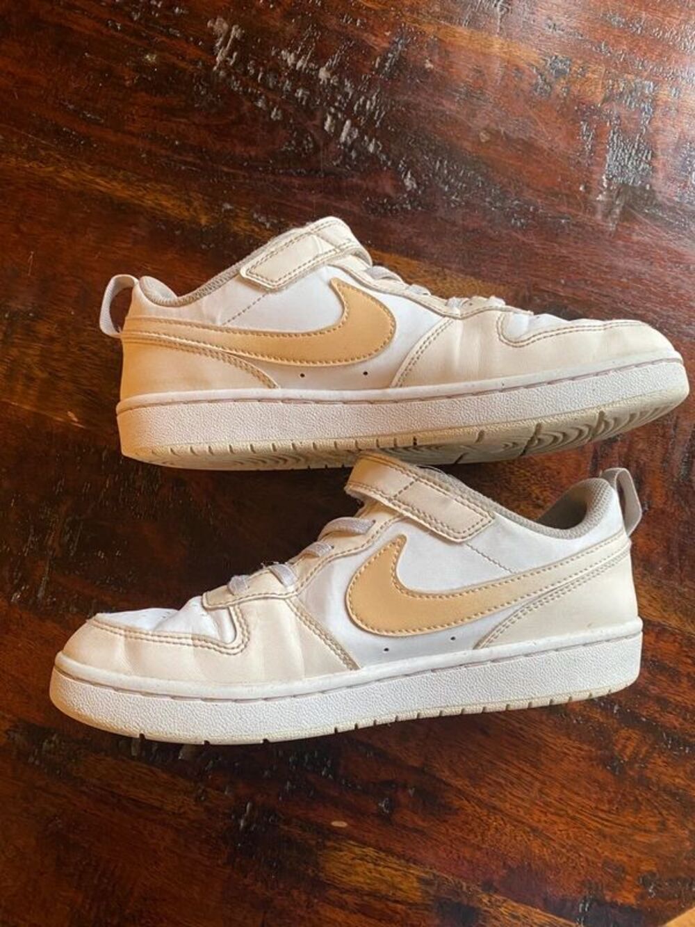Nike Court Borough Low kids shoes sneakers Size Youth 3 athletic Casual